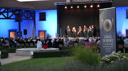  Mardi 26 Juillet 2022 - Saxback Ensemble - Domaine des Batières - 26ème Festival Cuivres en Dombes